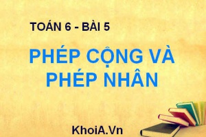 Tính chất của phép cộng và phép nhân - Toán 6 bài 5